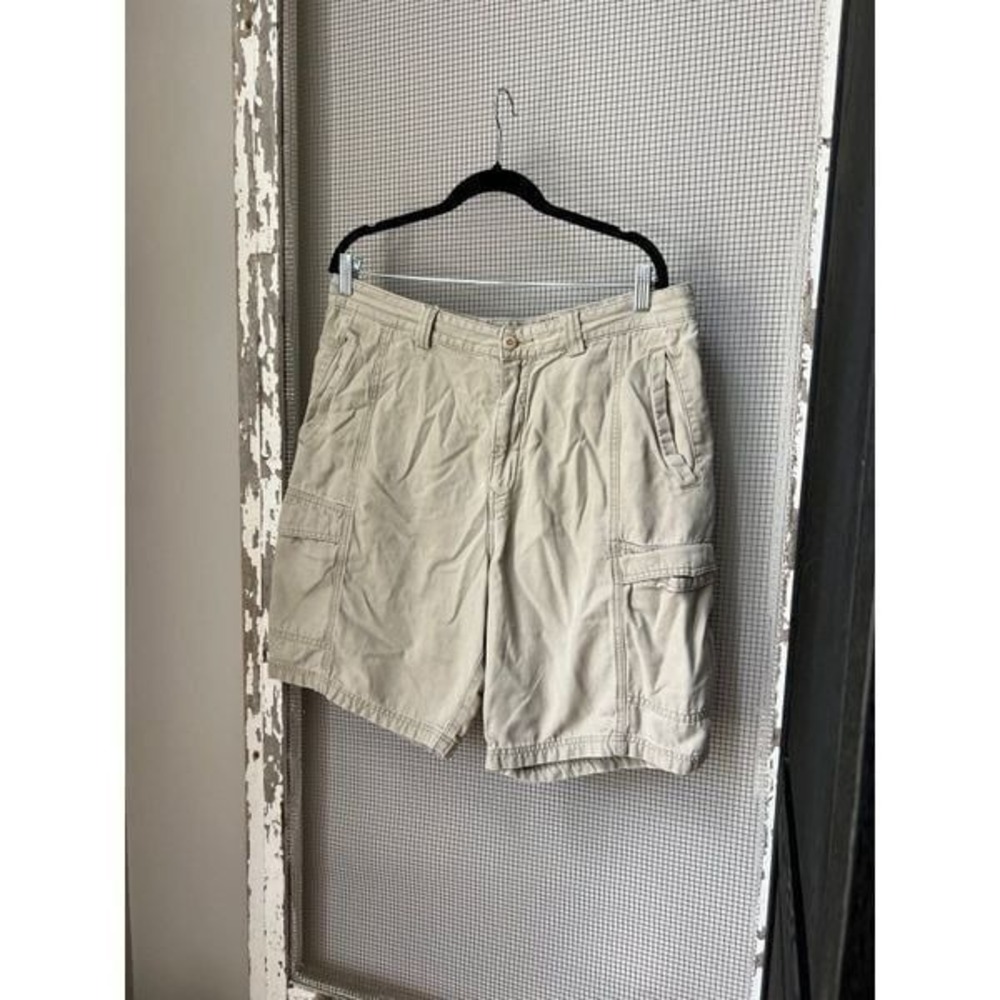 Tommy Bahama Relax Cargo Shorts Adult 35 Beige Khaki Mens